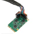 thumbnail image 2 of Carte Ethernet Mini PCIE Gigabit 10/100/1000 Mbit/s, lecteur libre, interface RJ45, 2 ports, puce RTL8111H, carte Internet Gigabit pour PC, 2 of 4