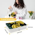 thumbnail image 5 of Banana Portable PU Leather Organizer Box with Removable Compartment for Jewelry Display and Storage - Jewelry Boxes Included, 5 of 6