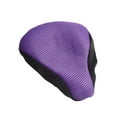 thumbnail image 4 of Bicycle Comfort Saddle Cover Soft Breathable Bike Saddle Cushion Cover purple, 4 of 9
