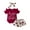 ZF Red, variant on Outfits Baby Girl Girls' Short Sleeve Letter Prints Tops Shorts Set Toddler Girl Clothes RD1 9 Months-12 Months