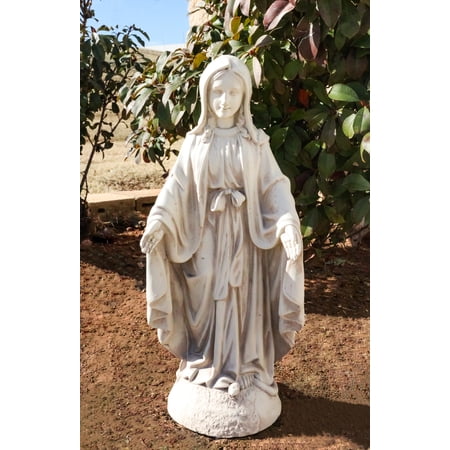 Catholic Church Blessed Virgin Mary Our Lady of Grace Large Outdoor Statue 24"H