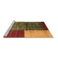 thumbnail image 2 of Ahgly Company Machine Washable Indoor Rectangle Abstract Brown Contemporary Area Rugs, 2' x 3', 2 of 4