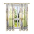 thumbnail image 2 of Monster and Children Breathable Sheer Curtains 63x52in Soft Light Filtering, UV Protection and Thermal Insulation, 2 of 7
