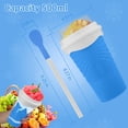 thumbnail image 4 of Taza para hacer granizados – DIY Magic Slushy Maker Squeeze Cup, taza portátil para batidos para hacer jugos, leche y helado, taza de sílice de doble capa con tapa y pajita para amigos, regalos famili, 4 of 5
