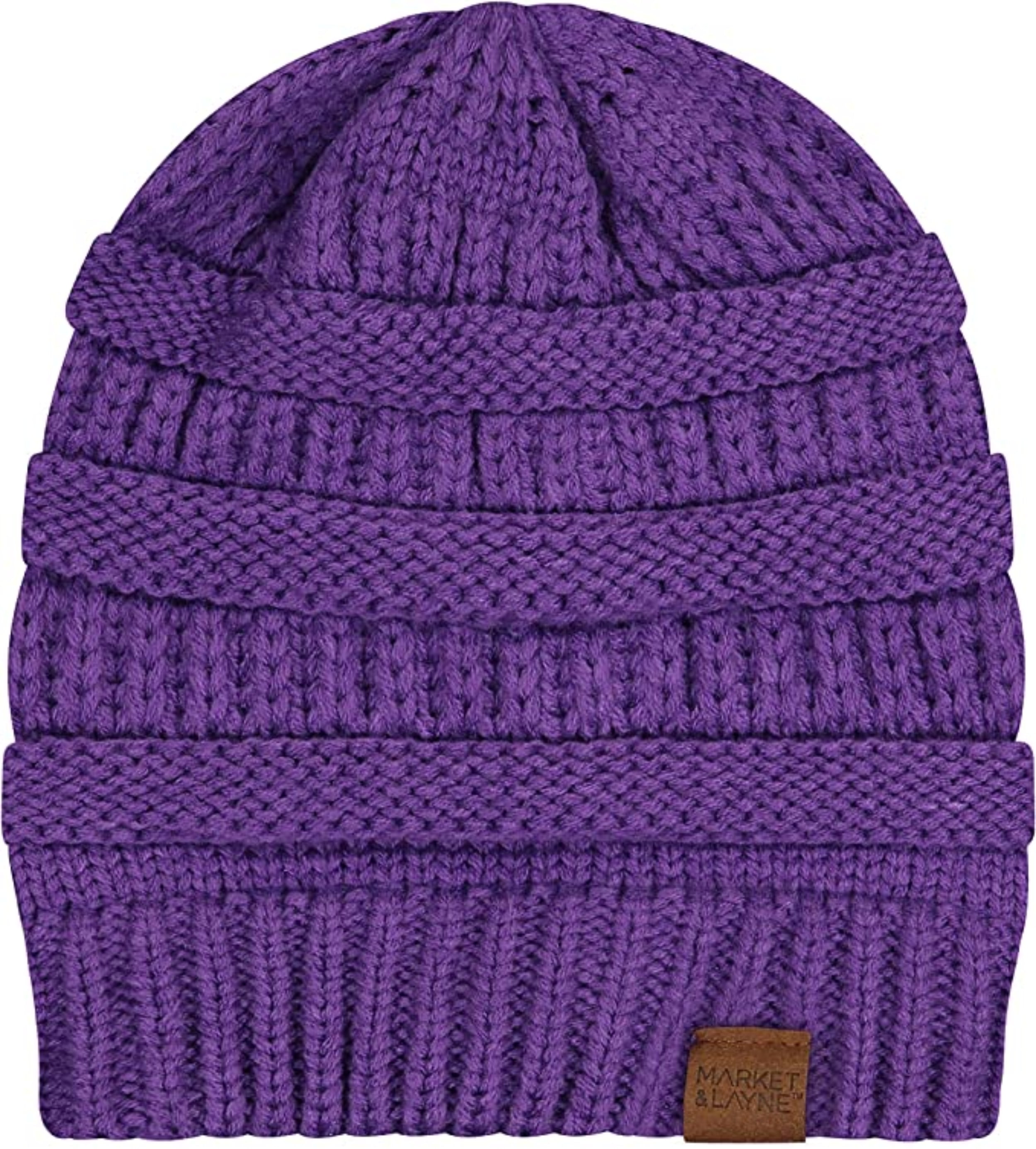 Market & Layne Adult Knit Beanie Hat / Winter Hats for  display picture 1