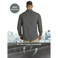 thumbnail image 3 of Off Road Ventures Mens Sun Protection Safari Shirt Button Down Work Lightweight Long Sleeve Hiking Shirt for Fishing Travel Outdoor, 3 of 7