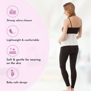 Gabrialla Strong Support Pregnancy Belly Bands for Pregnant Women: MS-99 (WHITE, MEDIUM)