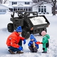 thumbnail image 2 of Wisairt 24V Kids Ride On Truck Car, 2-Seat Electric Ride on Toy w/ Dump Bed, Remote Control, Music, Story, LED Lights, Powered Ride On Construction Vehicle Dump Truck for Kids Age 2-5, 5MPH, Black, 2 of 8