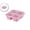 Pink, variant on Dvruxg Snack Containers, Divided Bento Snack Box, 4 Compartments Reusable Meal Prep Lunch Containers, Food Storage Containers for Work Travel
