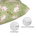thumbnail image 3 of Naloa Cute Rabbit And Flower Pillow Covers, Throw Pillow Case Cushion Covers,Cushion for Bedroom,Couch,Home-14"x20", 3 of 6