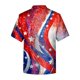 thumbnail image 3 of Fashion Men's Short Sleeve V Neck Printing Working Chest Pocket Carer Top M, 3 of 3