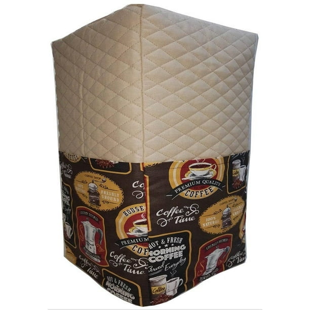 Quilted Morning Coffee Coffee Maker Cover by Penny's Needful Things