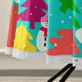thumbnail image 5 of Coolnut 60" Christmas Snowman Round Tablecloth, Waterproof Stain and Wrinkle Resistant Washable Decorative Table Covers for Kitchen Dining Tabletop Party Outdoor Picnic, 5 of 7