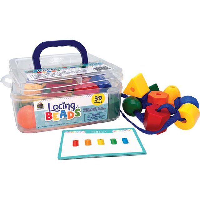Teacher Created Resources TCR21033 Plastic Lacing Beads