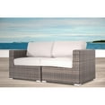 thumbnail image 4 of Living Source International LSI Loveseat with Cushions Resort Grade Outdoor Furniture Patio Sofa Beige, 4 of 5