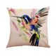 thumbnail image 1 of Fiudx Ofertas Del Día Funda De Almohada De Lino Y Algodón Con Diseño De Pájaro Y Árbol, Funda De Cojín Para Cintura, Decoración Del Hogar, 1 of 2