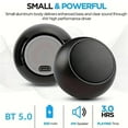 thumbnail image 3 of Mini Portable Bluetooth Speakers,Small Bluetooth Speaker Wireless with Loud Stereo Sound and Robust Bass,Tiny Pocket Blue Tooth Speaker,Easy to Carry,Supports Tf Card Insertion for Outdoor, 3 of 7
