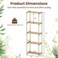thumbnail image 3 of Gymax 2PCS 5-Tier Bookshelf w/Open Shelves Freestanding Storage Organizer for Home, 3 of 10