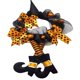 thumbnail image 1 of Corona De Halloween Con Sombrero De Bruja Y Piernas Guirnalda De Puerta Delantera Guirnalda Artificial Para Decoración De Fiesta De Halloween Serendint HA037707-00, 1 of 6