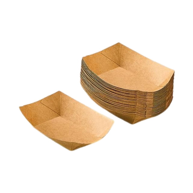100 bandejas de papel premium para alimentos, portátiles, para buffet, almacenamiento y presentación. 123 cm x 88 cm