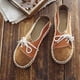 thumbnail image 4 of Amzcrzy Zapatos de mujer,Zapatos de mujer,Zapatillas de mujer, Mocasines informales vintage de punta redonda para mujer, sin cordones, para uso diario Sandalias Mujer Zapatillas De Casa, 4 of 4