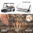 thumbnail image 5 of Uorisanigo Golf Cart Seat Cover Soft Duck Camouflage Golf Cart Seat Towel Blanket with 4 Storage Pockets Seat Protector for Yamaha, EZGO, Club Cars, Icon and More 2-Seats Cart, 5 of 7