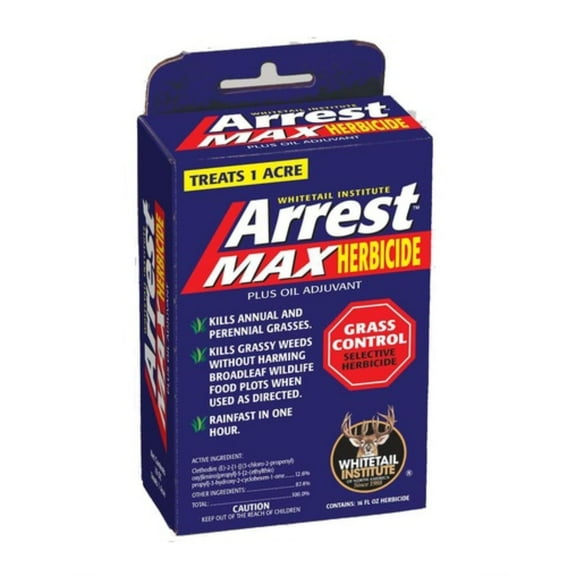 Whitetail Institute Arrest Max Grass Food Plot Herbicide, 1 Pint (1 Acre)