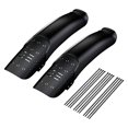thumbnail image 2 of Neinkie 1 Set Cycling Mudguard Heat-Resistant Lengthened Widen Textured Front Rear Available Anti-corrosion Bike Mud Guard for Outdoor, 2 of 9