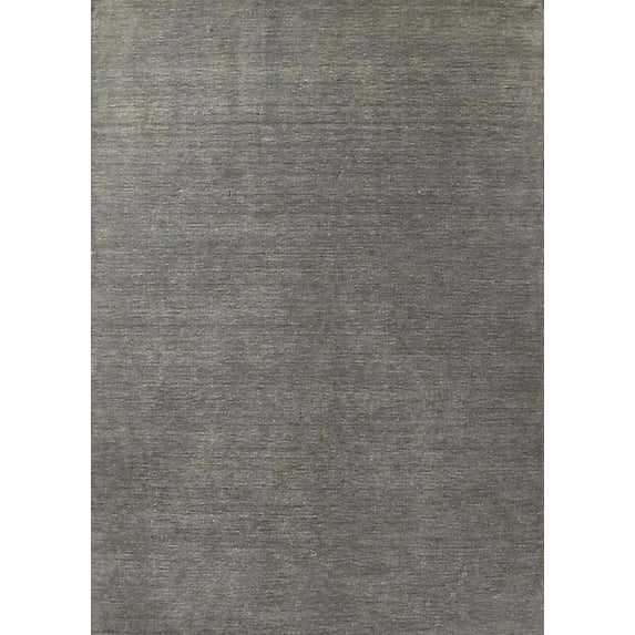 Ahgly Company Indoor Rectangle Mid-Century Modern Carbon Gray Area Rugs, 4' x 6'