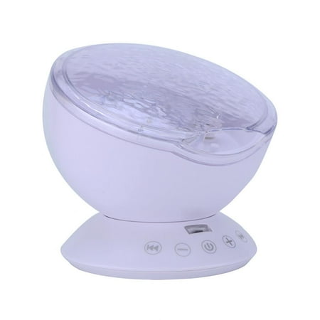 TOPINCN Ocean Wave Projector LED Night Light Lamp With Remote Control For Kids Gift, Night Light, Projector
