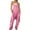 Pink, variant on Wenyuyu Ribbed Knit Jumpsuits for Women Dressy Casual Summer Long Cute Pants Spaghetti Lightweight Rompers White S