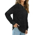 thumbnail image 3 of MOSHU Cotton Womens Sweatshirts Crewneck Long Sleeve Shirts Acid Wash Fall Tops Casual Vintage Gradient Sweatshirts for Womens, 3 of 9
