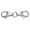 Silver B, variant on Double Lobster Clasp Extender,Gold Plated 925 Silver Claw Connector Bracelet Extension Clasp Small Bracelet Extender Necklace Shortener Clasp for DIY Jewelry Making