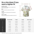 thumbnail image 5 of Fotbe hummingbird in floral Print Short Sleeve Button Down Shirts for Men Casual Summer Beach Wrinkle Free Shirt-XX-Large, 5 of 5