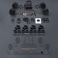 thumbnail image 4 of GoHawk - Altavoces Bluetooth para motocicleta, sistema de audio con amplificador de 4.1 canales impe, 4 of 9