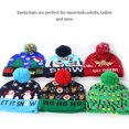 thumbnail image 3 of Inteprter Sombrero de Navidad LED que brilla intensamente Papá Noel * Gorras Fiesta Muñeco de nieve Gorro Tocado Sombreros de punto Sombreros de Navidad Kits de decoración para fiestas Nieve Inteprter HA068331-03, 3 of 6