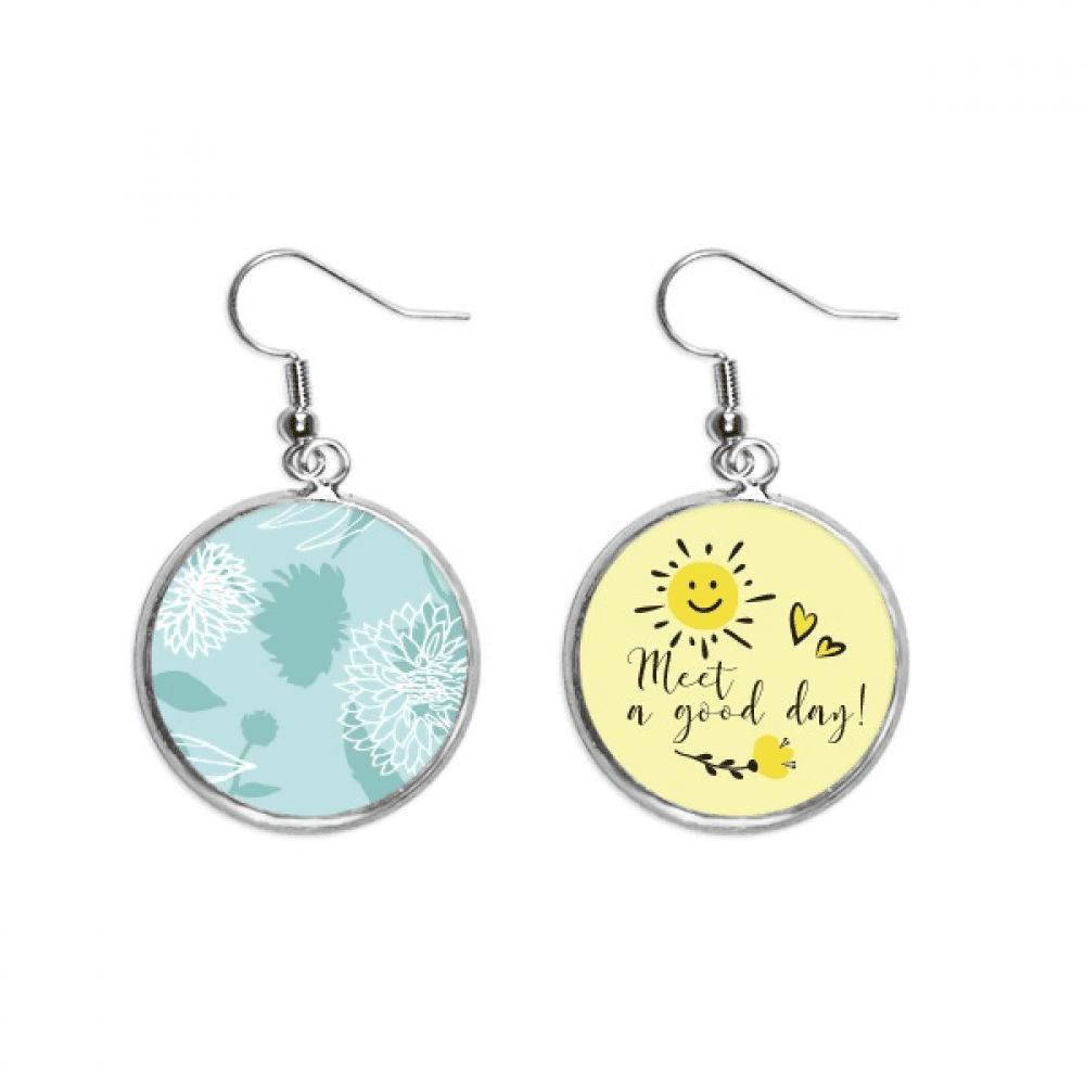 Chrysanthemum s Art Ear Drop Sun Flower Earring Jewelry Fashion