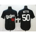 thumbnail image 1 of Baseball Jersey Dodgers Jersey Fan Elite Version Dodgers 50# Betts Replica Player Name Jersey -GTV, 1 of 2