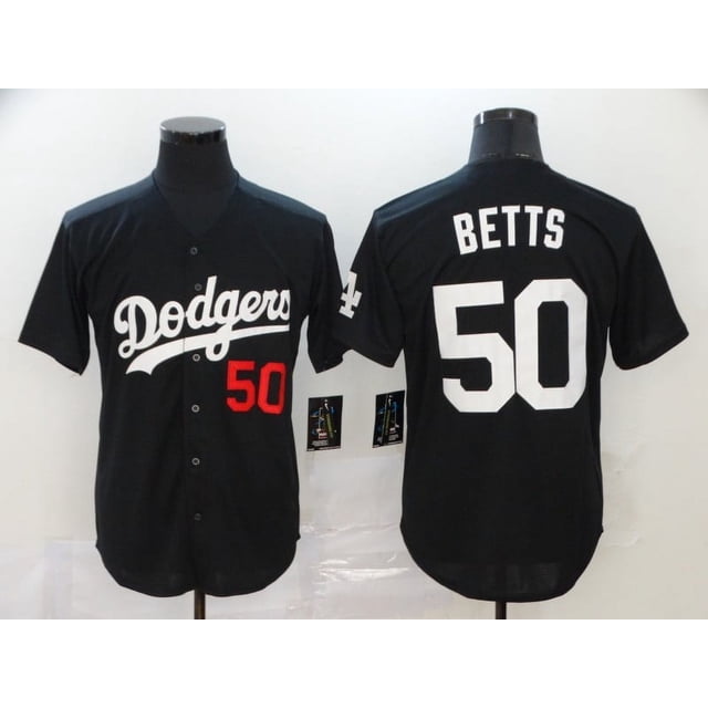 Baseball Jersey Dodgers Jersey Fan Elite Version Dodgers 50# Betts Replica Player Name Jersey -GTV