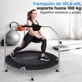 thumbnail image 3 of Trampolín Mini Plegable de 40" SereneLife, Trampolín de Fitness Compacto para Niños y Adultos con Mango Ajustable, Equipo de Entrenamiento para Interior/Exterior, Soporta 100kg, 3 of 8