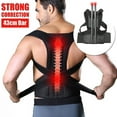 thumbnail image 4 of Medical Therapy Belt For Back Pain Shoulder Band Belt Support Brace Scoliosis Posture Corrector Corset Pain Relief Men Women 1pcs, 4 of 5