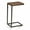 Chestnut, variant on HomeRoots 493229 25.3 x 10 x 16 in. Black & Chestnut Solid Wood Rectangular End Table