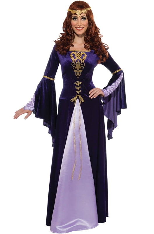 Lady Guinevere Renaissance Medieval Queen Game of Thrones Blue Womens Costume