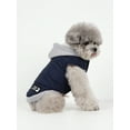 thumbnail image 1 of Pet Dog Warm Hooded Vest Hoodie With Patchwork Design For Small And Medium Dogs, Thickened And Warm For Autumn And Winter, Fashionable Style, 1 of 4