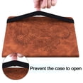 thumbnail image 5 of Galaxy Tab A7 10.4 Case 2020 - Slim Flower Pattern Premium Leather Folio Stand Shockproof Cover with Auto Wake/Sleep for Samsung Galaxy Tab A7 10.4" SM-T500/T505/T507 Tablet, Brown, 5 of 5