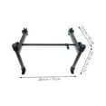 thumbnail image 2 of Luxshiny Black Keyboard Stand Extension with Adjustable Height 1Set Iron Stability Enhancement, 2 of 8
