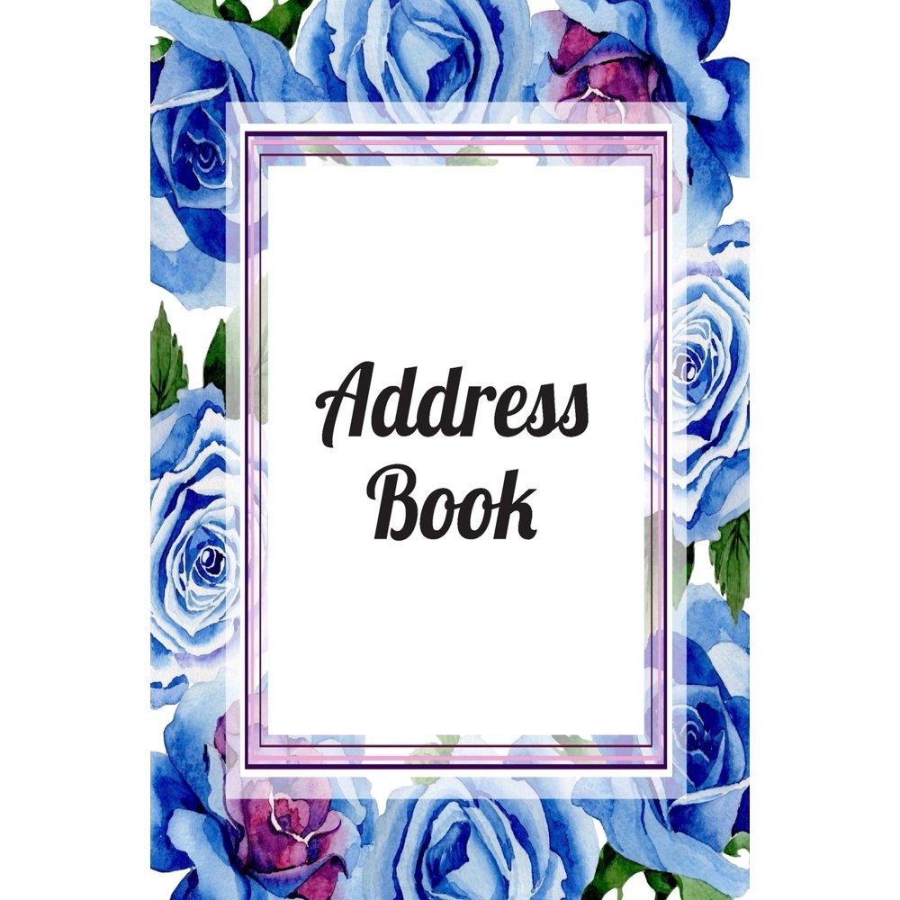 Address Book 6x9 Size Address Book Cute Floral Address Book with