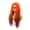 Orange, variant on Women's synthetic wigs with long curly hair and large waves, brown-orange gradient African curly fluffy wigs, suitable for women of any skin color and face shape