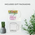 thumbnail image 4 of CTDream Wedding Party Personalized 11oz. Coffee Mug Gift, Haley Flowergirl, Tropical Floral Hibiscus Flowers Garden Party, 1-Pack, Custom Birthday Present Ideas, 4 of 6