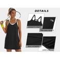 thumbnail image 4 of Rosvigor Women Workout Dresses Tennis Athletic Dress Built in Shorts Sundress Women Casual Dress Summer Travel Vacation, 4 of 8